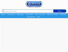 Tablet Screenshot of emyr.com.mx